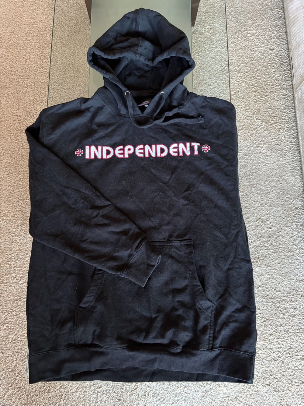 💙 Independent Black Hoodie